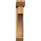 Ekena Millwork Westlake Slat Smooth Bracket w/ Offset Brace, Western Red Cedar, 5 1/2"W x 28"D x 28"H BKT0604X28X28WTL06SWR - alternate 2